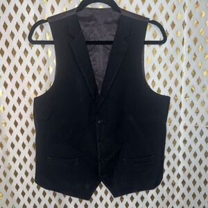 Mens black tuxedo vest size 40R